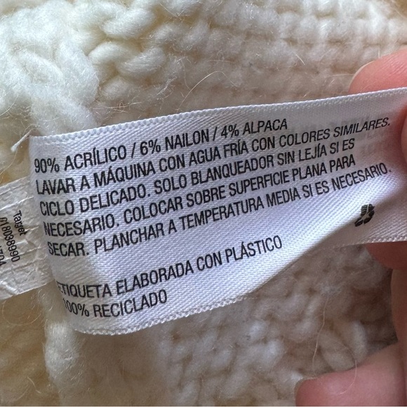 Merona sweater women XXL fair isle alpaca blend long sleeve oversized multicolor - Picture 5 of 9